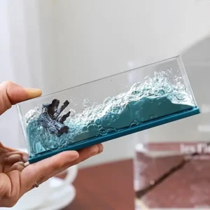 Barco Decorativo en Botella de Deriva Fluida