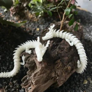 Dragón Articulado Arcoíris con Brillo en la Oscuridad (Impreso en 3D)