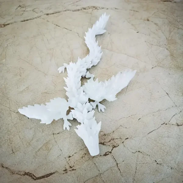 Dragón Articulado Arcoíris con Brillo en la Oscuridad (Impreso en 3D) - Imagen 2