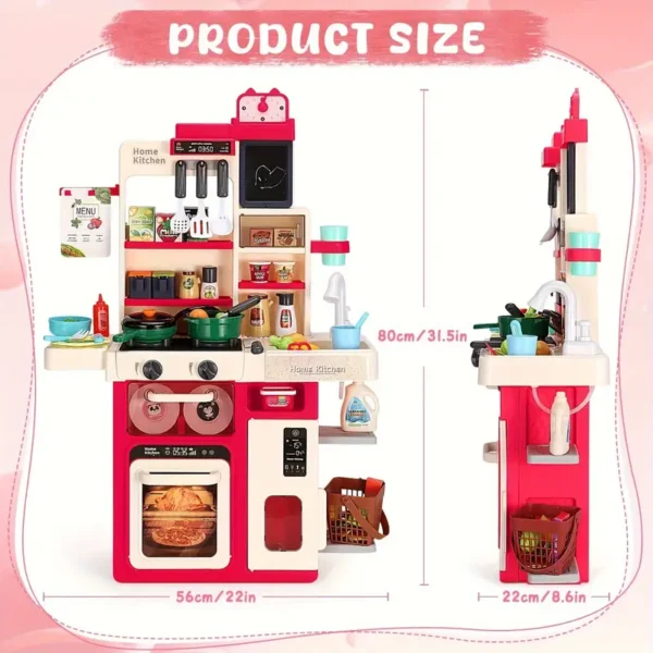 Juego de Cocina Gigante para Niños con 63 Accesorios - Imagen 3
