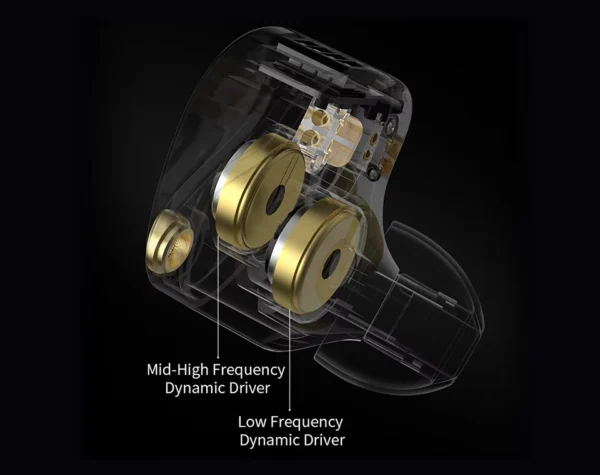 Auriculares KZ CASTOR PRO 2DD Versión Bass - Imagen 7