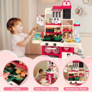 Juego de Cocina Gigante para Niños con 63 Accesorios