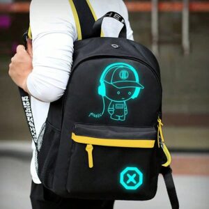 Mochila Juvenil Fluorescente